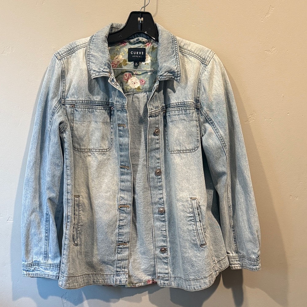 Light Blue Denim Jacket Size M